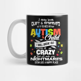 Autism Mom Shirt Gifts Autism Awareness Puzzle Pieces Mug